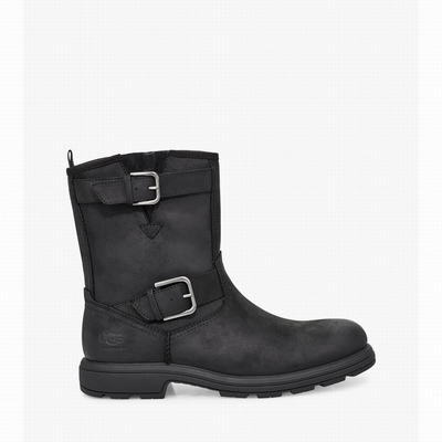 Botas UGG Biltmore Moto Homem Pretas | PT-UKTNA